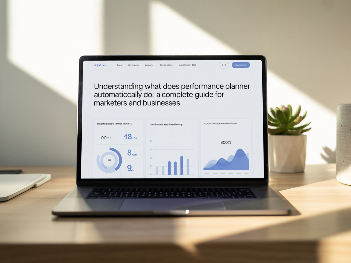 Understanding What Does Performance Planner Automatically Do: A Complete Guide for Marketers and Businesses