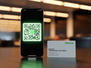 Particular use of WeChat QR codes