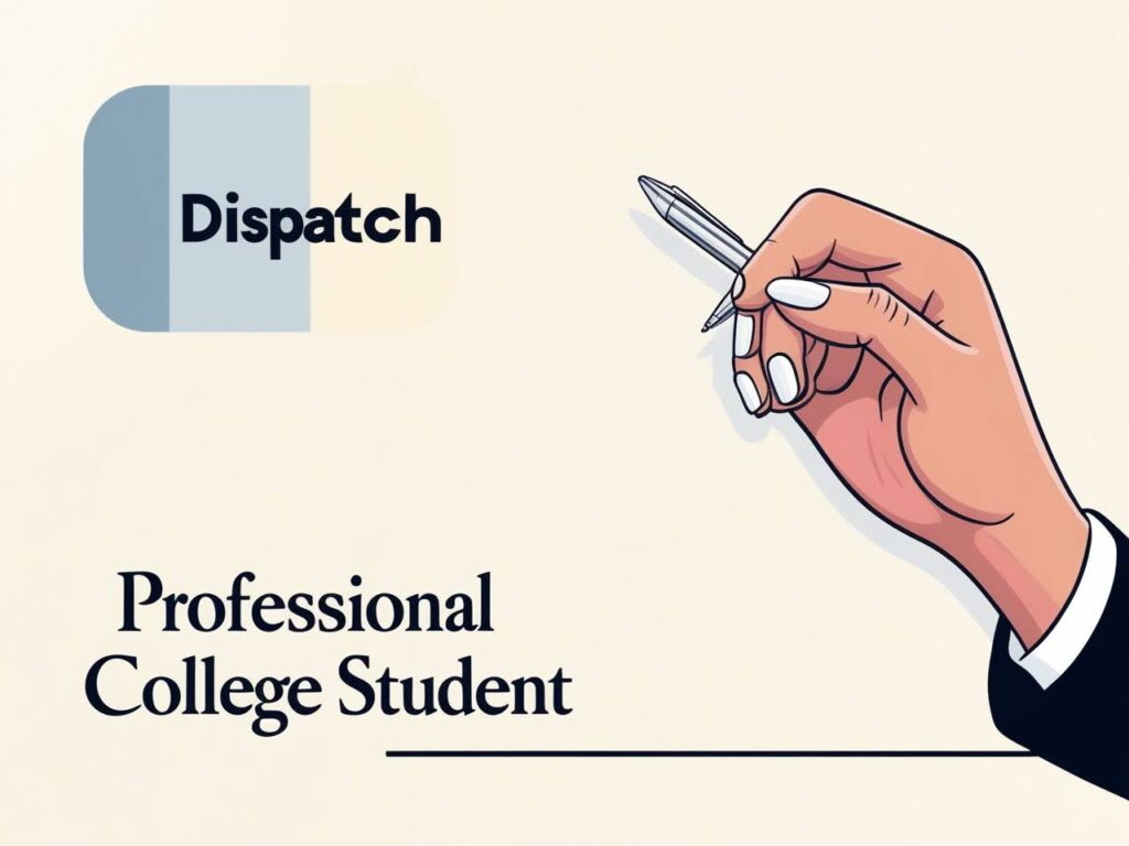 Creating a Professional College Student Dispatch Hand That Works