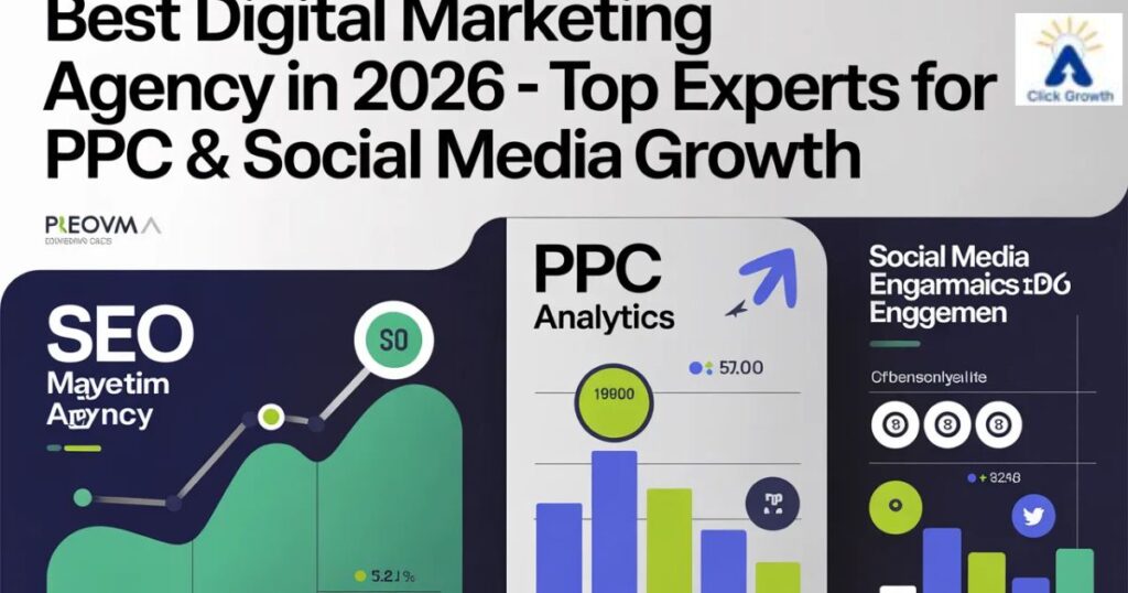 Best Digital Marketing Agency in 2026 – Top Experts for SEO, PPC & Social Media Growth