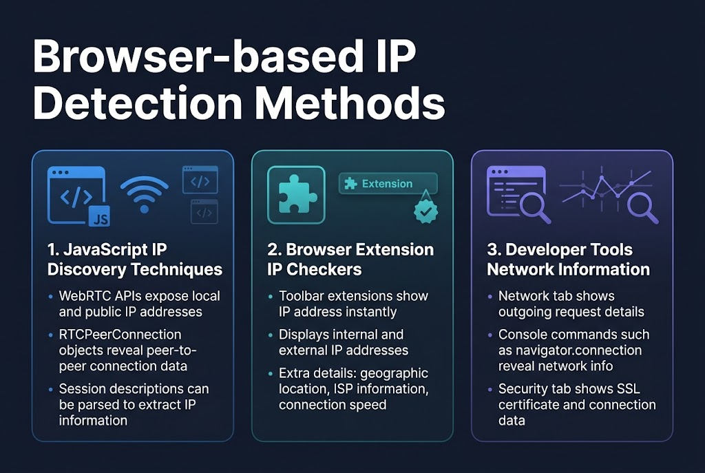 Browser-based IP Detection Methods