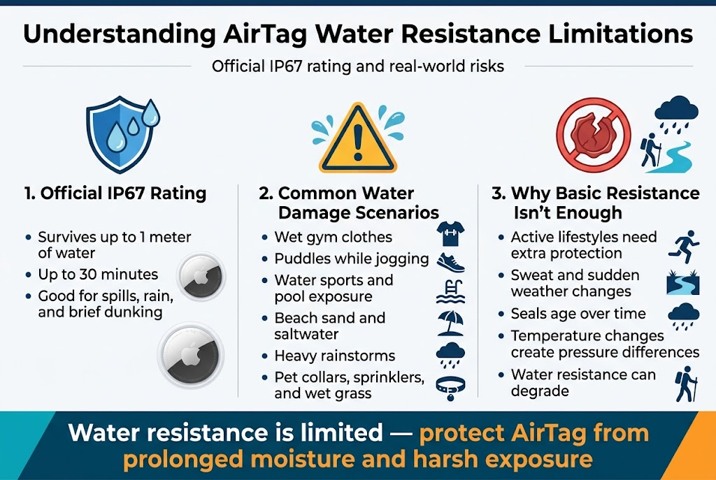 Understanding AirTag Water Resistance Limitations