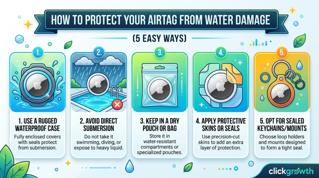 How to Protect Your AirTag From Water Damage (5 Easy Ways)